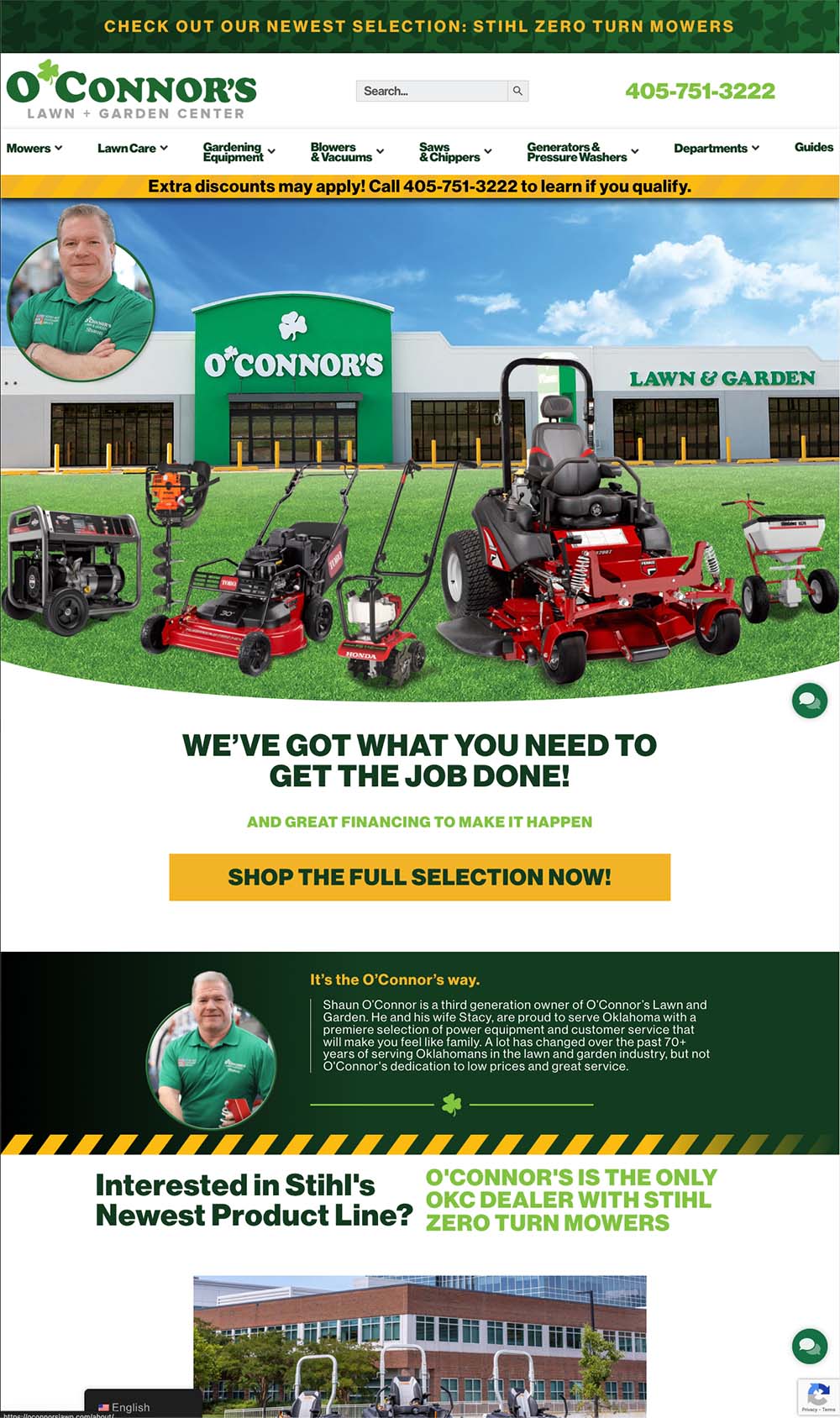 O’Connor’s Lawn Equipment